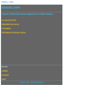 Tablet Screenshot of coucou.com